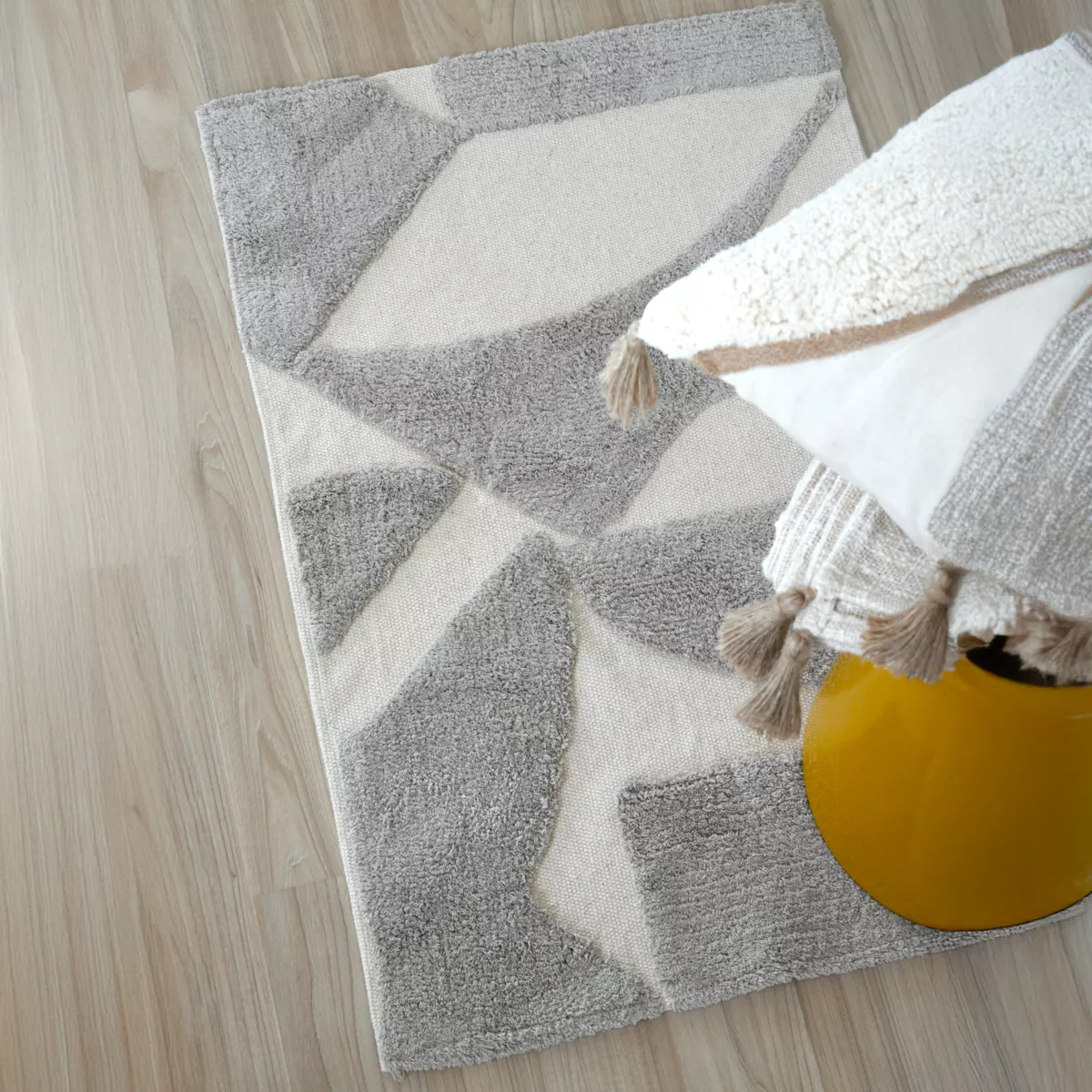 TAPIS BLOKKEN NATUREL 60X90