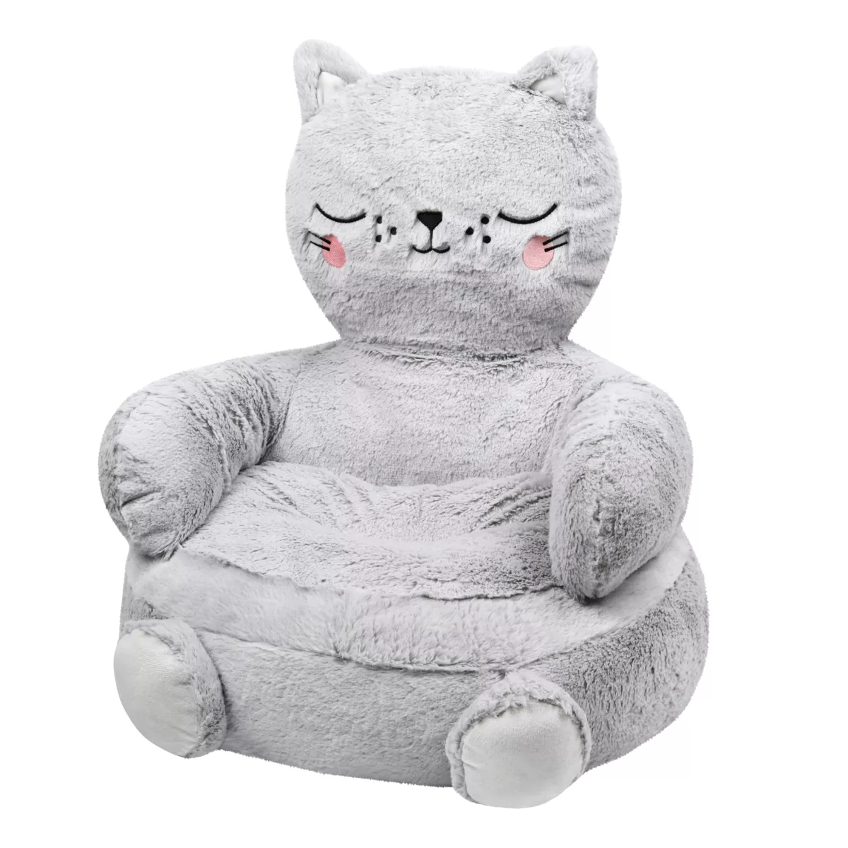 POUF LOUISA GRIS 45X45X45