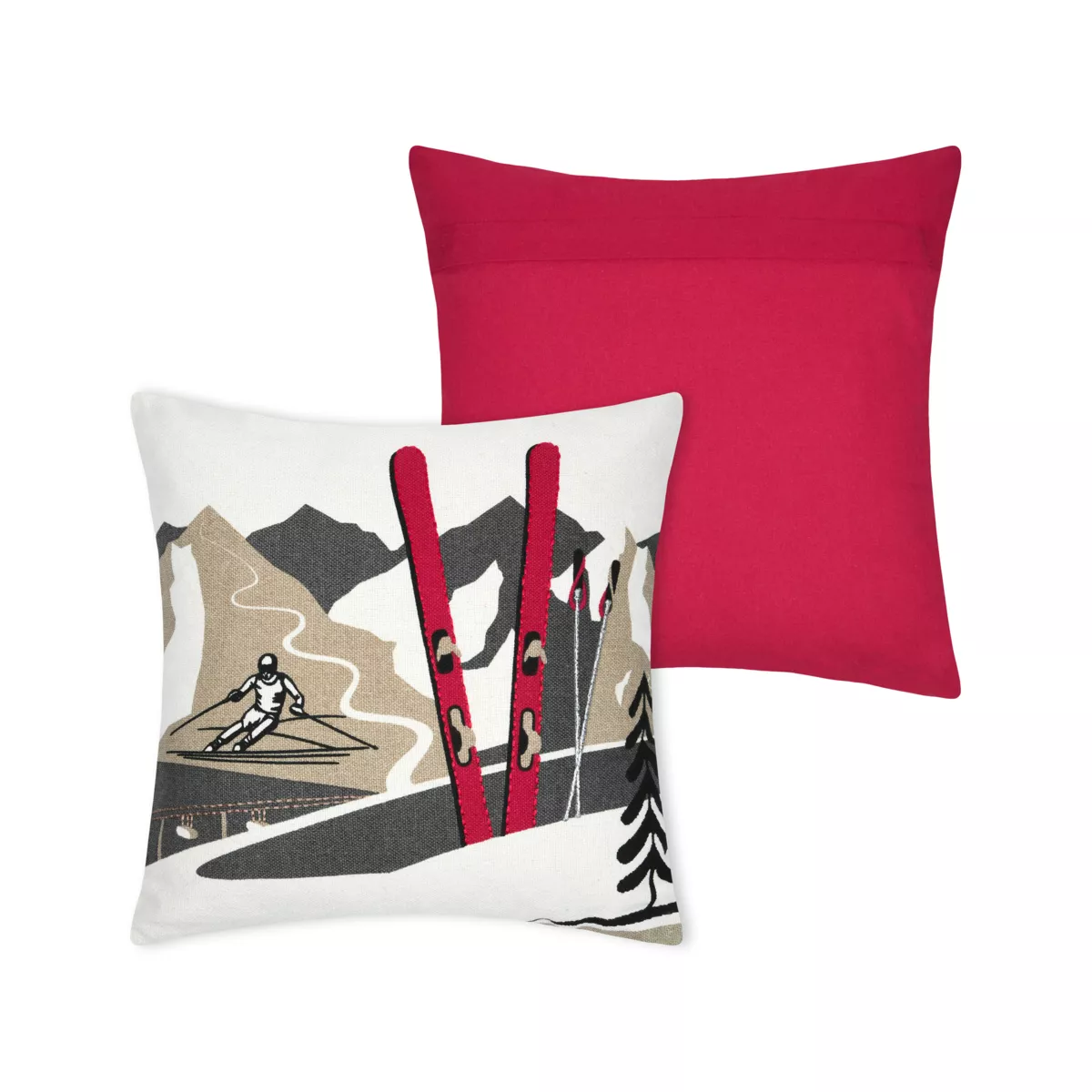 COUSSIN VILLARD GRIS 40X40