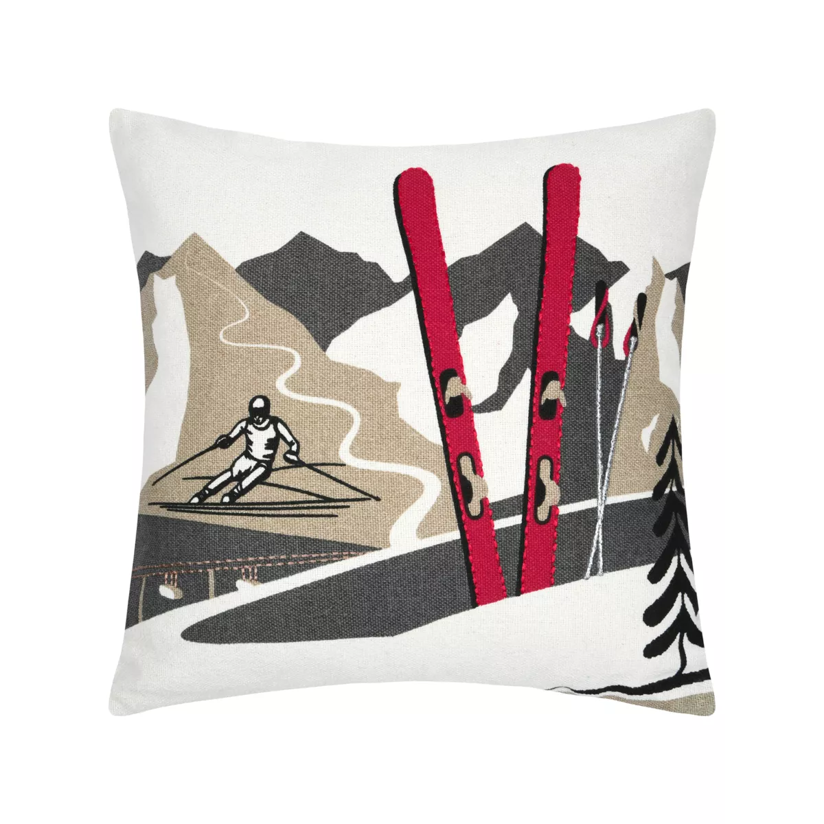 COUSSIN VILLARD GRIS 40X40