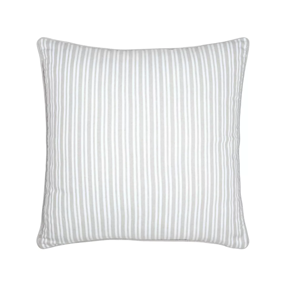Cuscino quadrato in cotone (50 x 50 cm) Joséphine Grigio