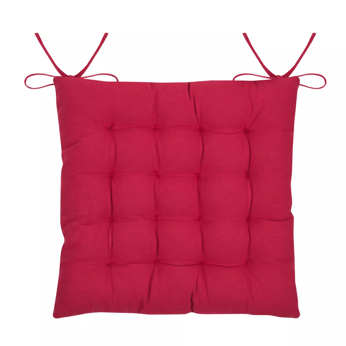 GALETTE DE CHAISE VILLARD ROUGE 38X38