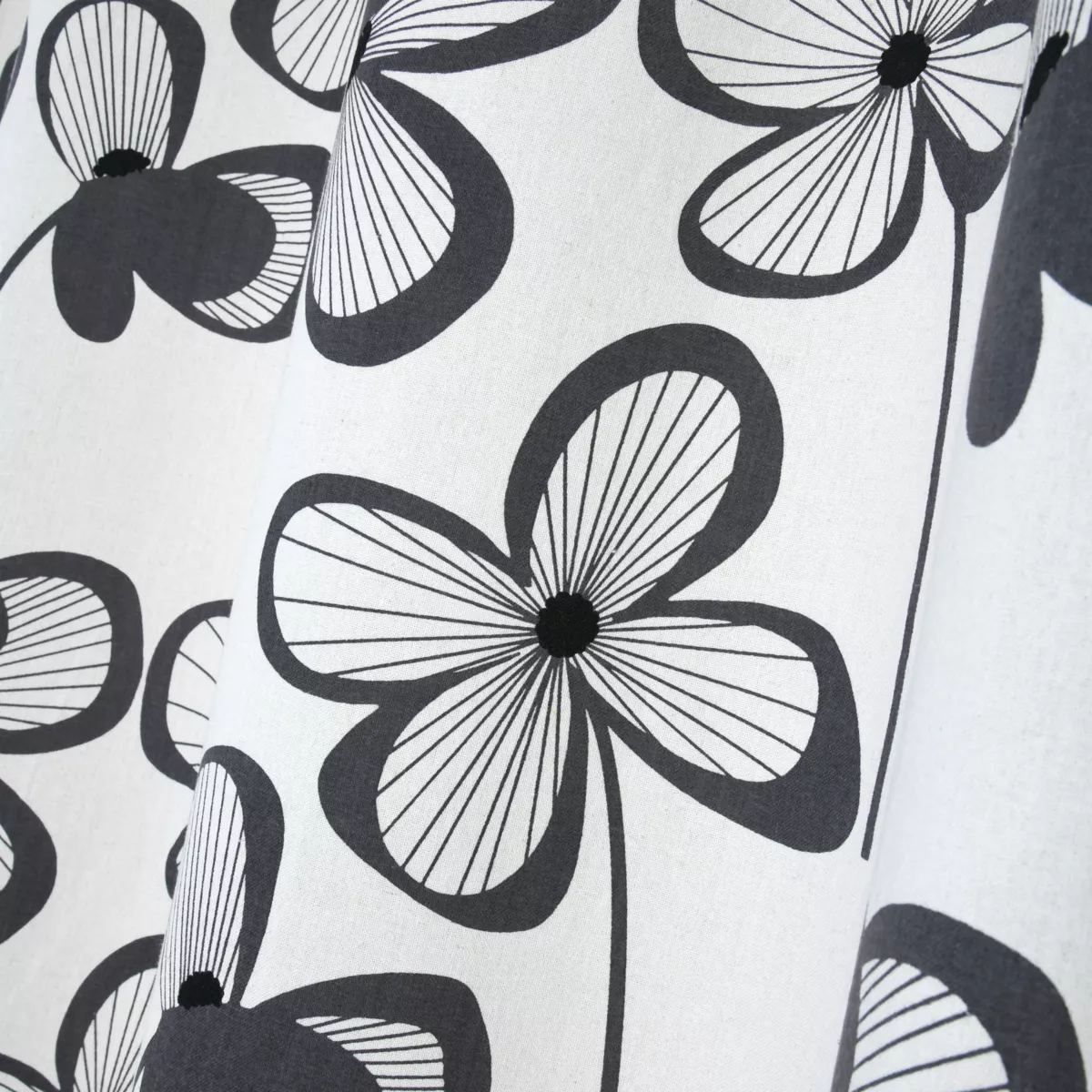 Tenda in cotone (140 x 260 cm) Tilda Grigio