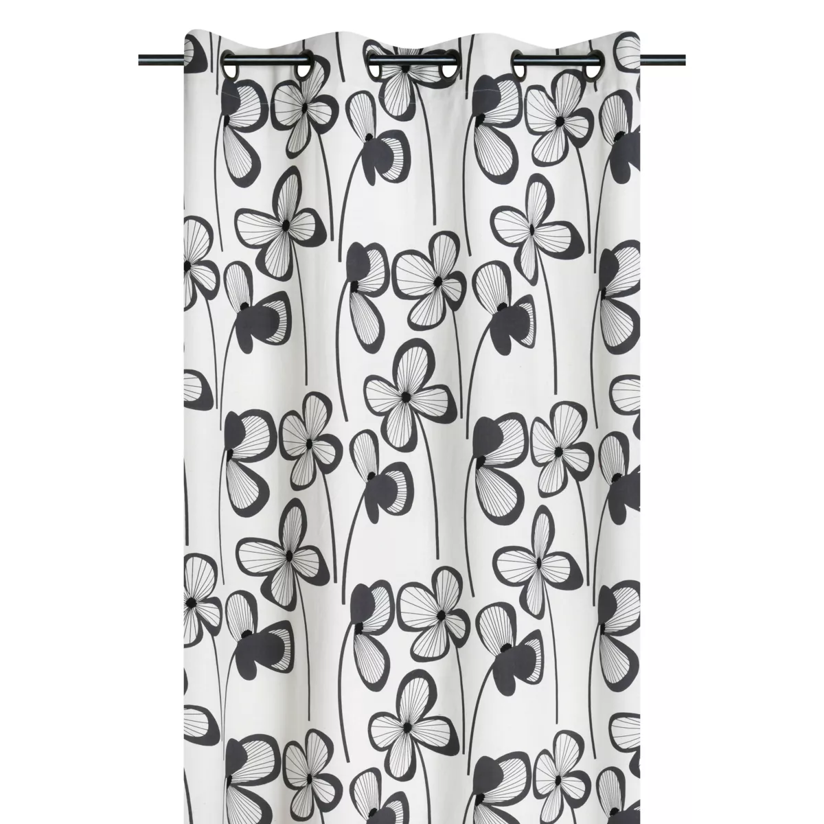 Tenda in cotone (140 x 260 cm) Tilda Grigio
