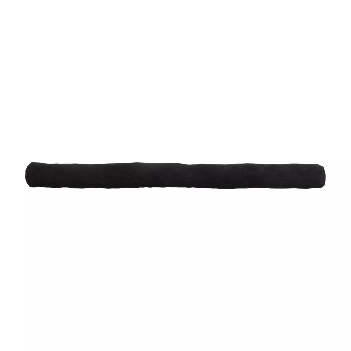 Cuscino per basso della porta in velluto a coste Ernest Nero (80 cm)