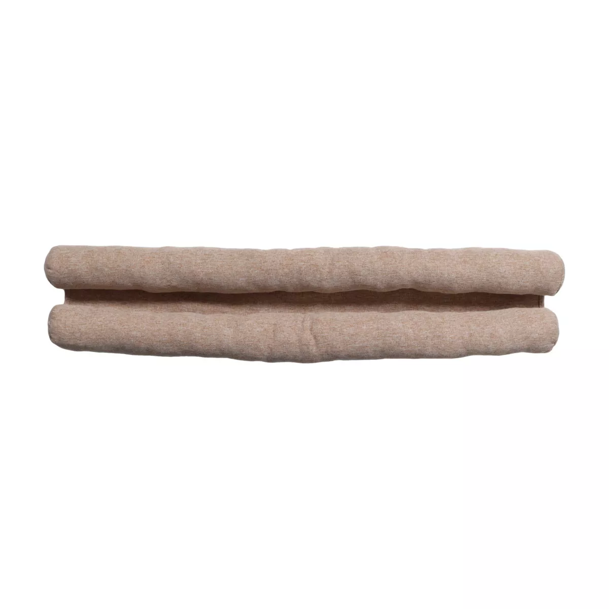 Dubbele deurstopper met linnen effect (80 cm) Alfred Beige