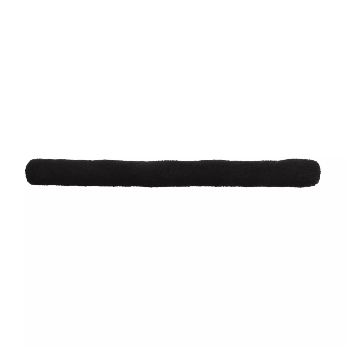 Cuscino basso per porta a uncinetto singolo (80 cm) Lucien Nero