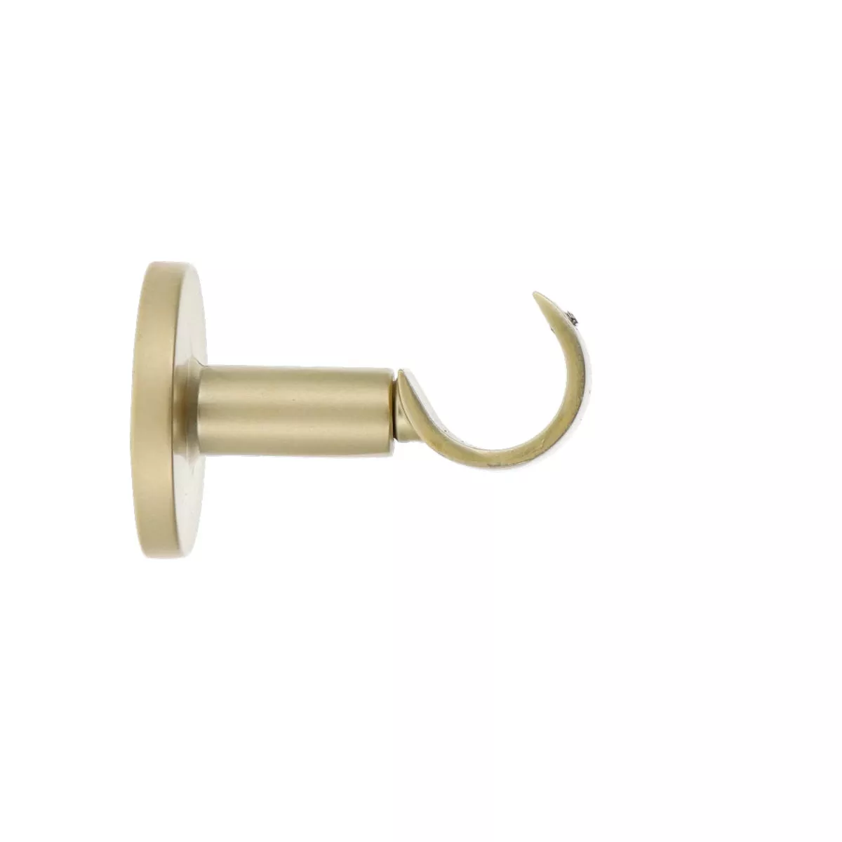 Fester Metall-Vorhangstangenhalter (L65 cm / D28 mm) Lino Rinne Gold