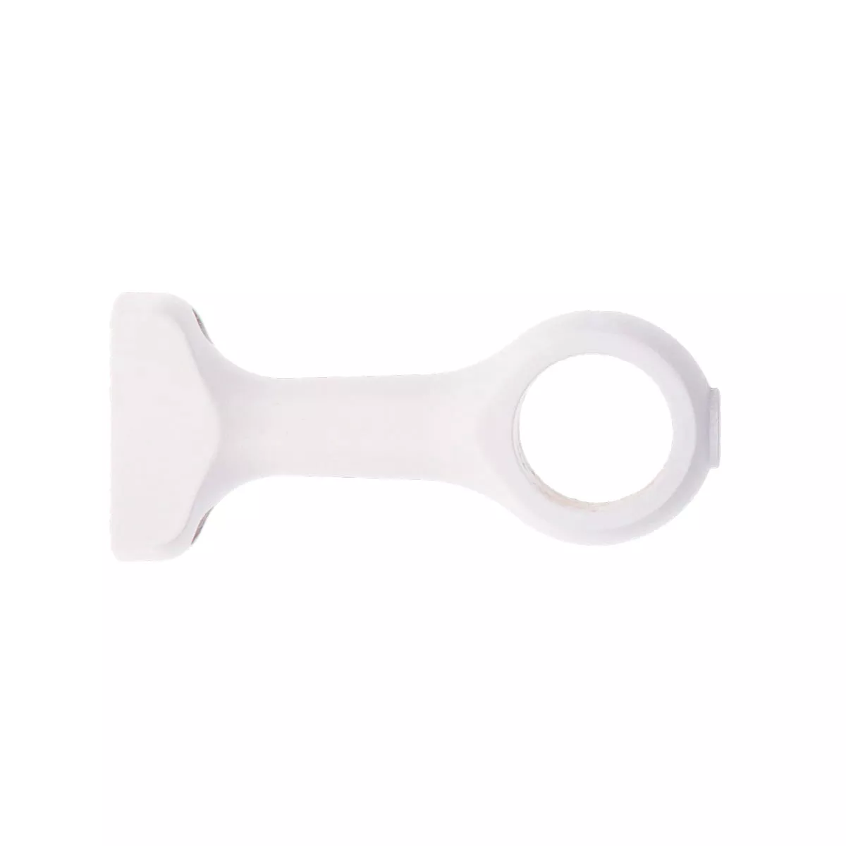 Lote de 2 soportes madera (L110 / D28 mm) Nils Blanco