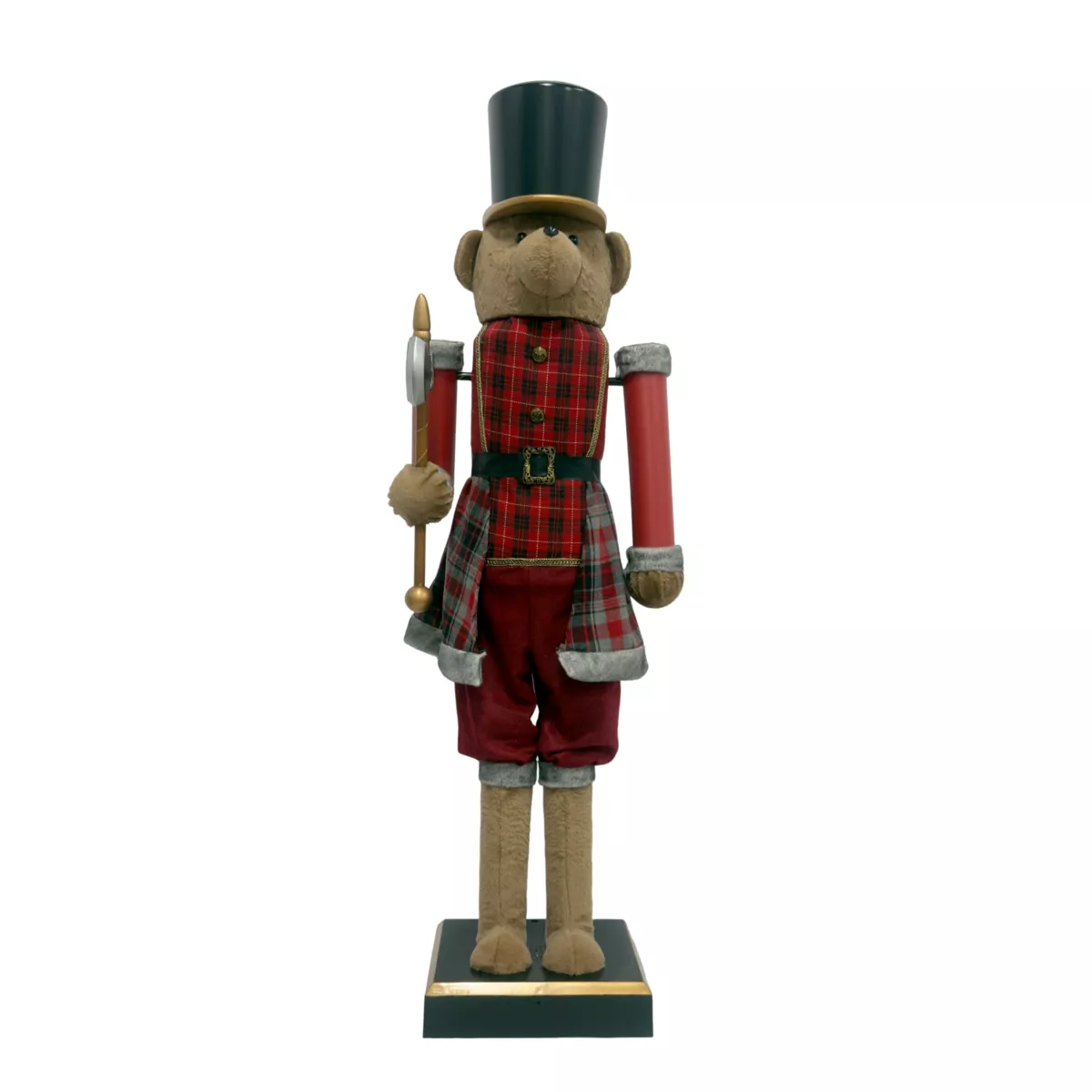 Musicista Schiaccianoci (H154 cm) musicale e animato Teddy rosso