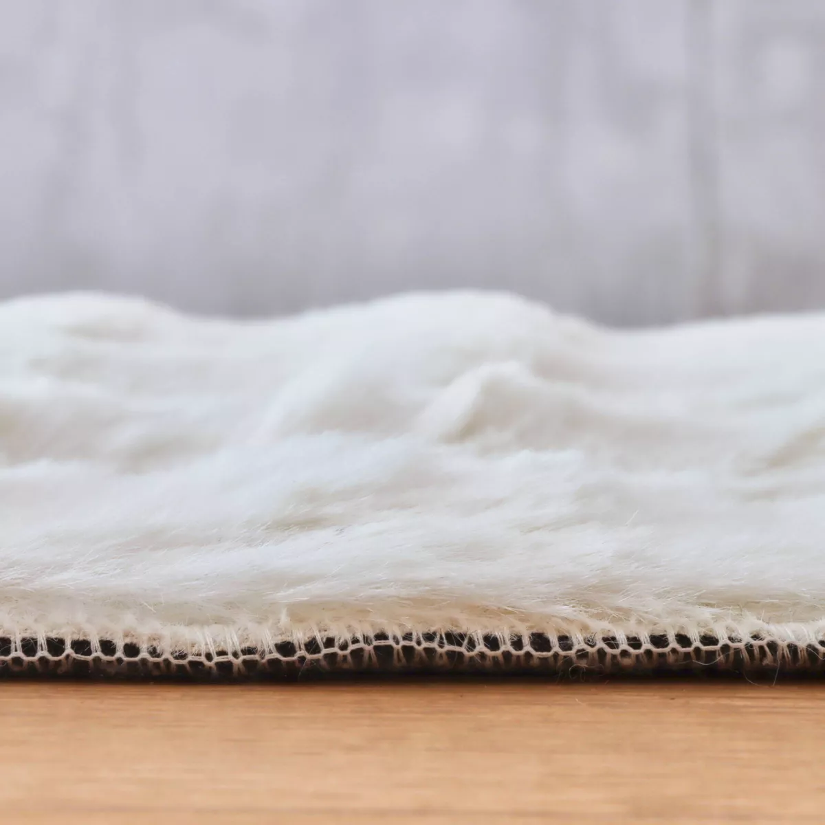 Tapis fausse fourrure (60 x 120 cm) Toronto Ivoire