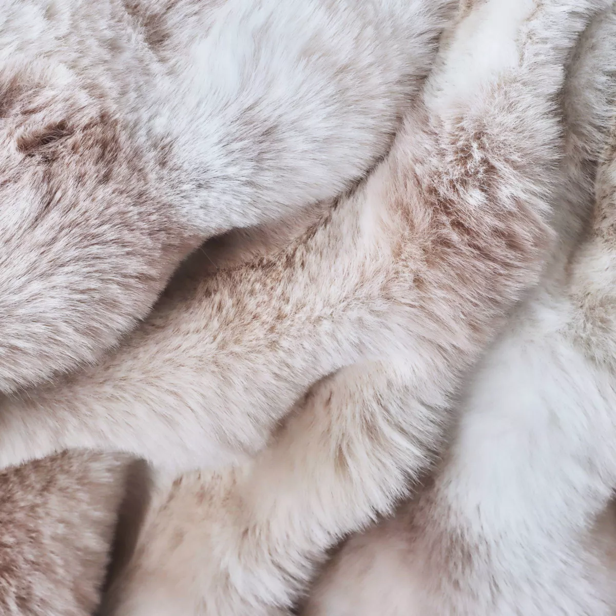 Kunstfell-Bettdecke (90 x 220 cm) Toronto Taupe