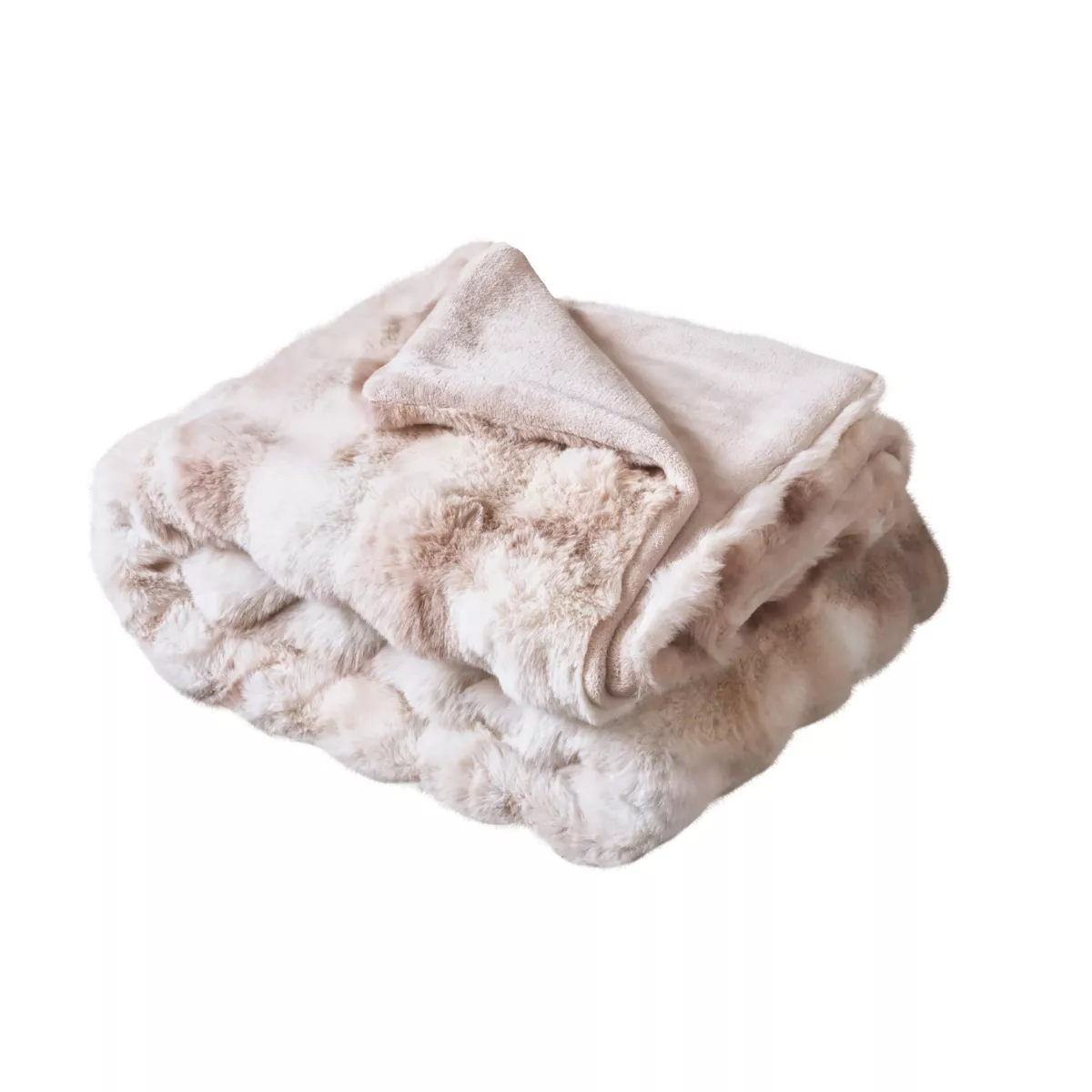 Edredón de piel sintética (90 x 220 cm) Toronto Topo