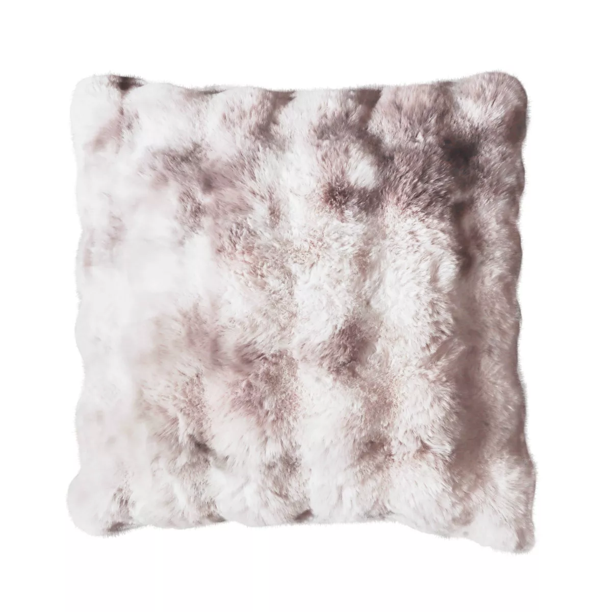 Coussin carré fausse fourrure (50 x 50 cm) Toronto Taupe