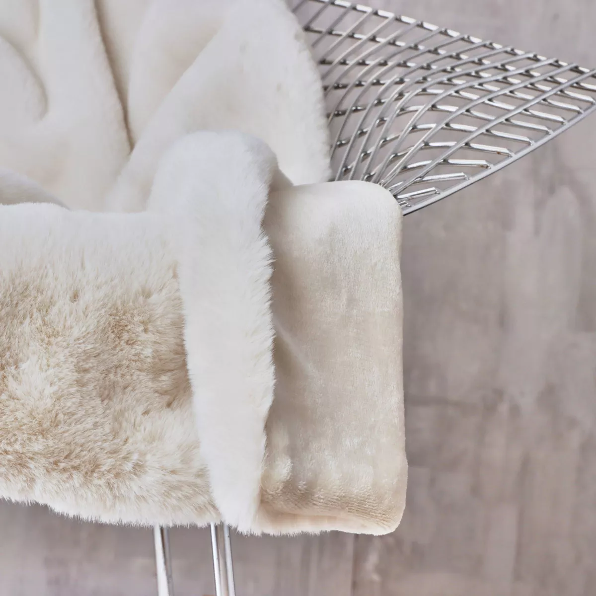 Edredón de piel sintética (90 x 220 cm) Finn Blanco