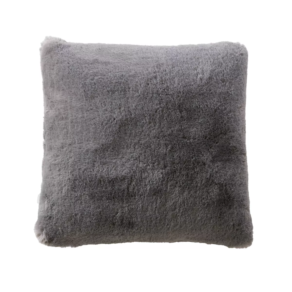 Cuscino quadrato in finta pelliccia (45 x 45 cm) Finn Grigio antracite