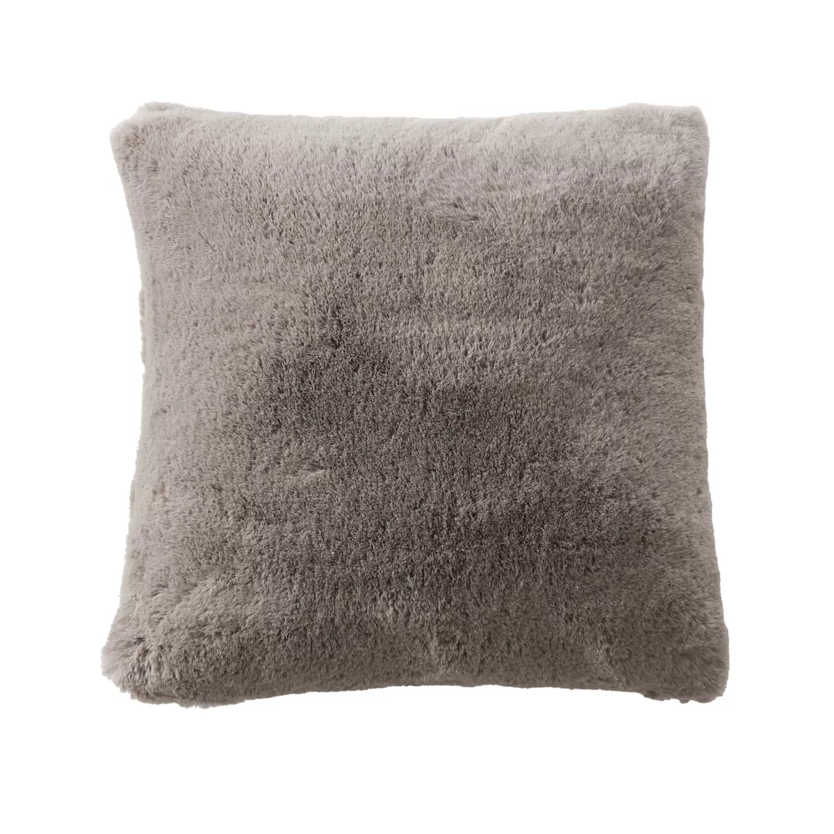 Coussin carré fausse fourrure (45 x 45 cm) Finn Taupe