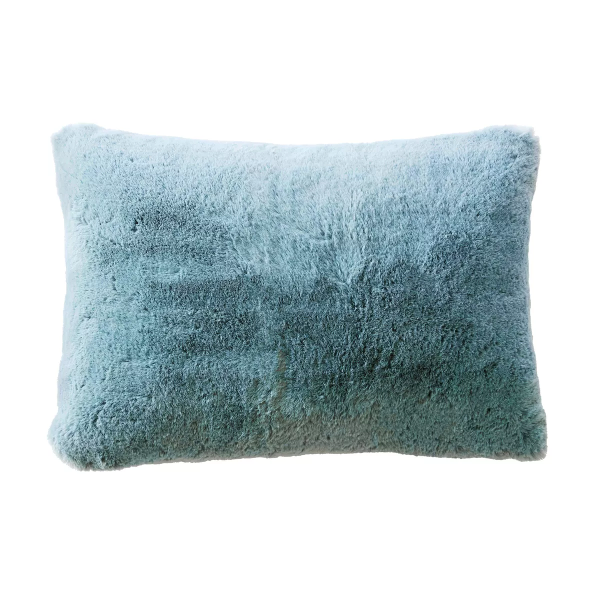 Coussin rectangulaire fausse fourrure (40 x 60 cm) Finn Bleu