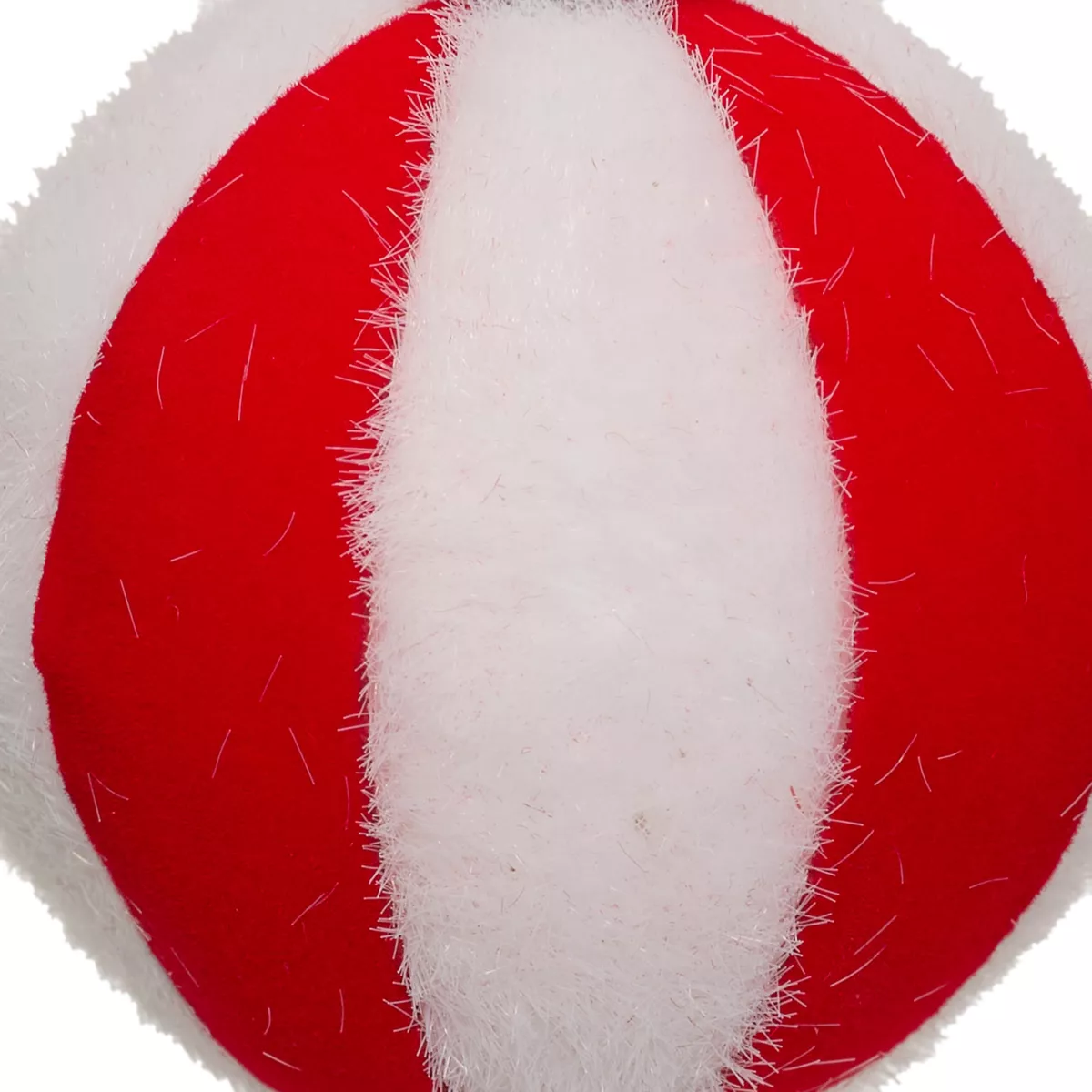 Set di 22 Palline di natale assortite a righe Rosso