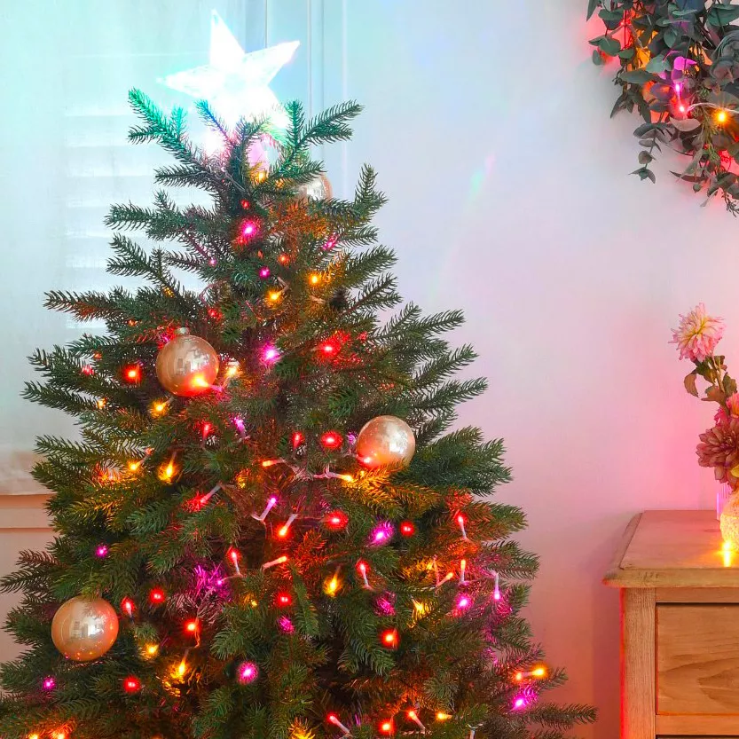 Lichtsnoer 8 m Veelkleurig 128 LED KT