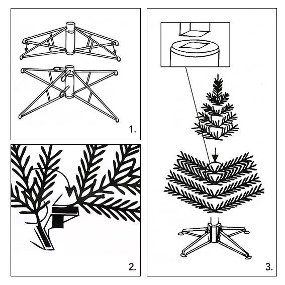 Kunstkerstboom Edmonton H210 cm dennengroen 4