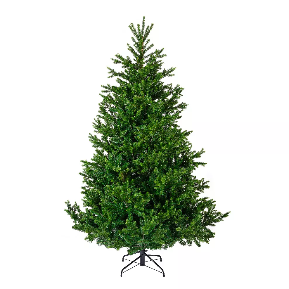 Albero di Natale artificiale (H210 cm) Abies Nordmann Verde abete