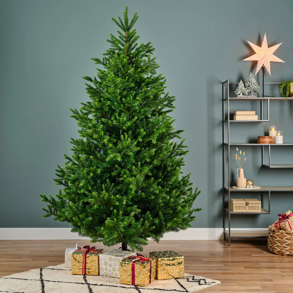 Albero di Natale artificiale (H300 cm) Abies Nordmann Verde abete