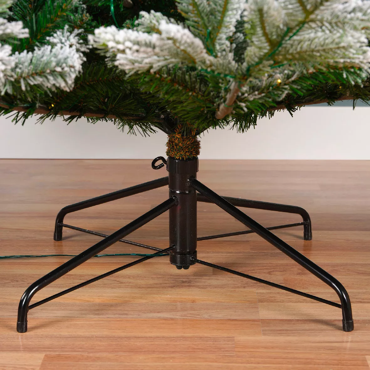 Ãrbol de Navidad artificial luminoso 400 LED (H180 cm) Glorious Verde nevado