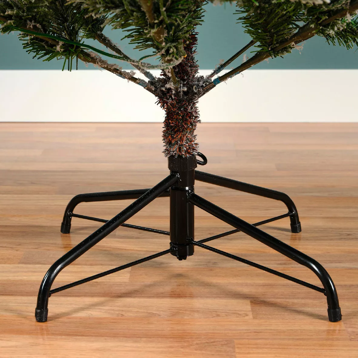 Ãrbol de Navidad artificial luminoso 560 LED (H240 cm) Allix Verde nevado