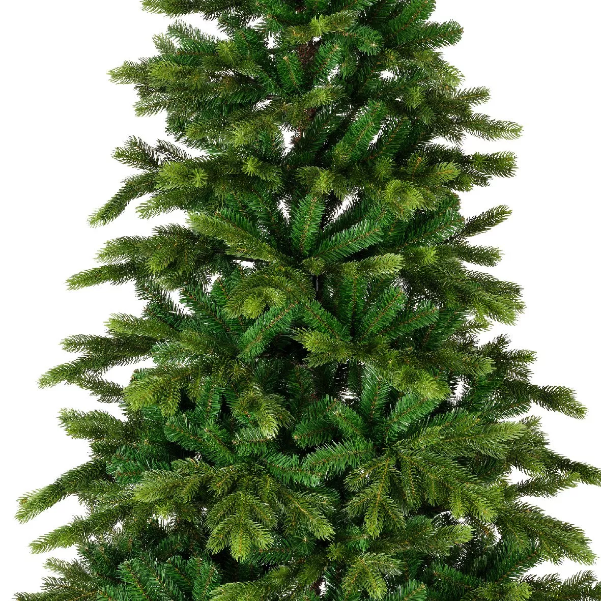 Albero di Natale artificiale Caucasia Nordmann Alt. 240 cm Verde abete