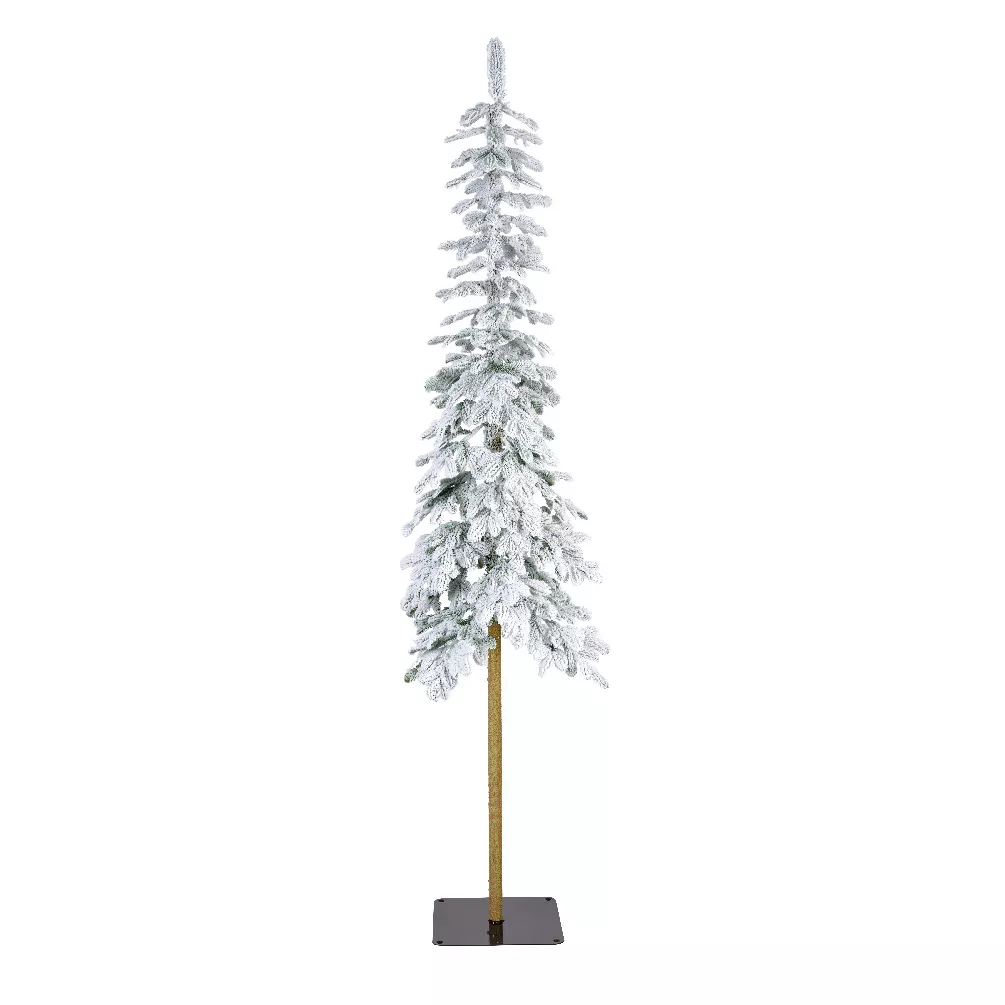 Künstlicher Weihnachtsbaum Sierra H120 cm Grün verschneit 3