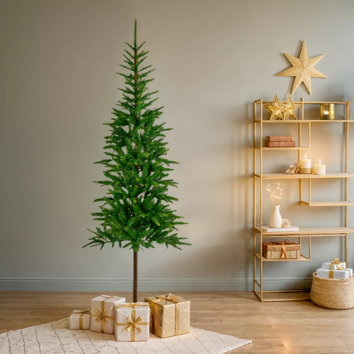 Albero di Natale artificiale (H240 cm) Glockner Verde abete