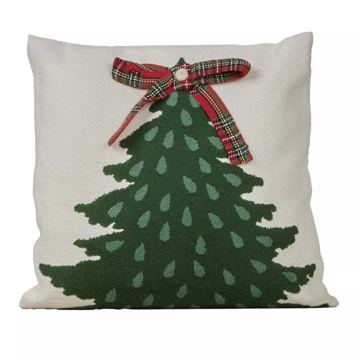 1 Coussin eg coton L45-W45-H10cm rouge/blanc chaud 