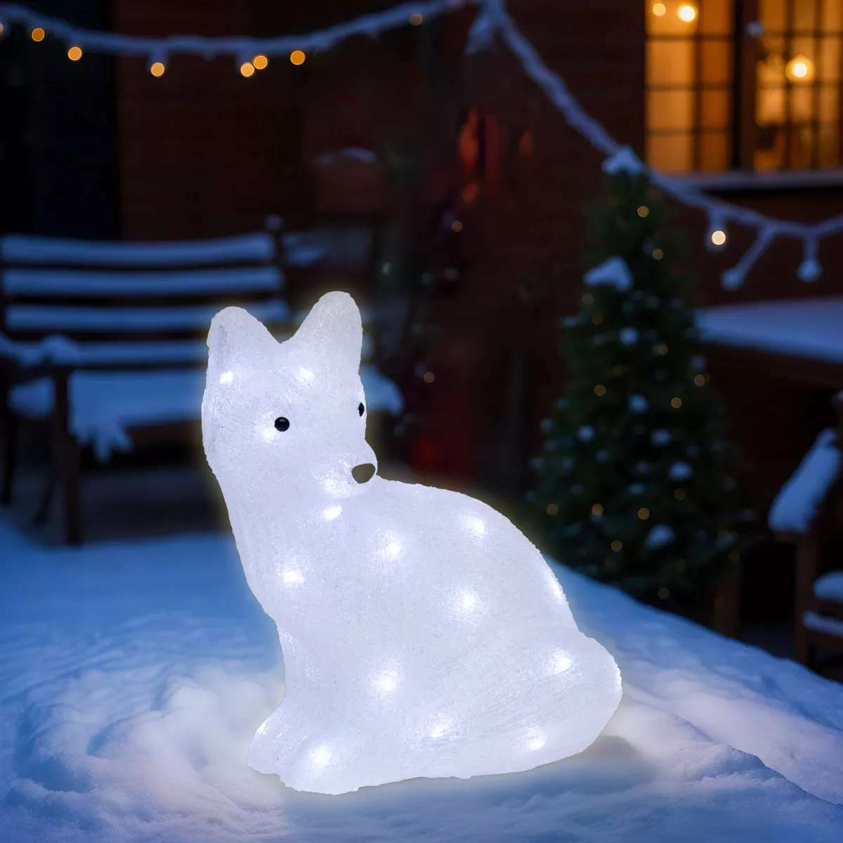SILHOUETTE LUMINEUSE EXT RENARD 40L FX H40 SOL