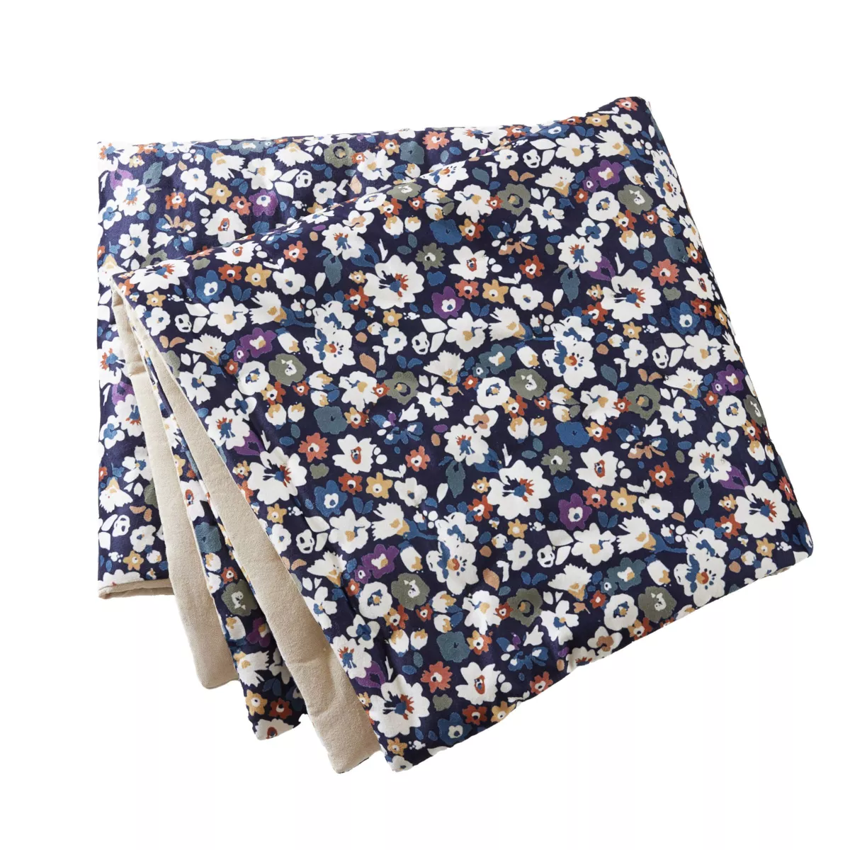 Colcha de terciopelo (90 x 220 cm) Dolores Azul