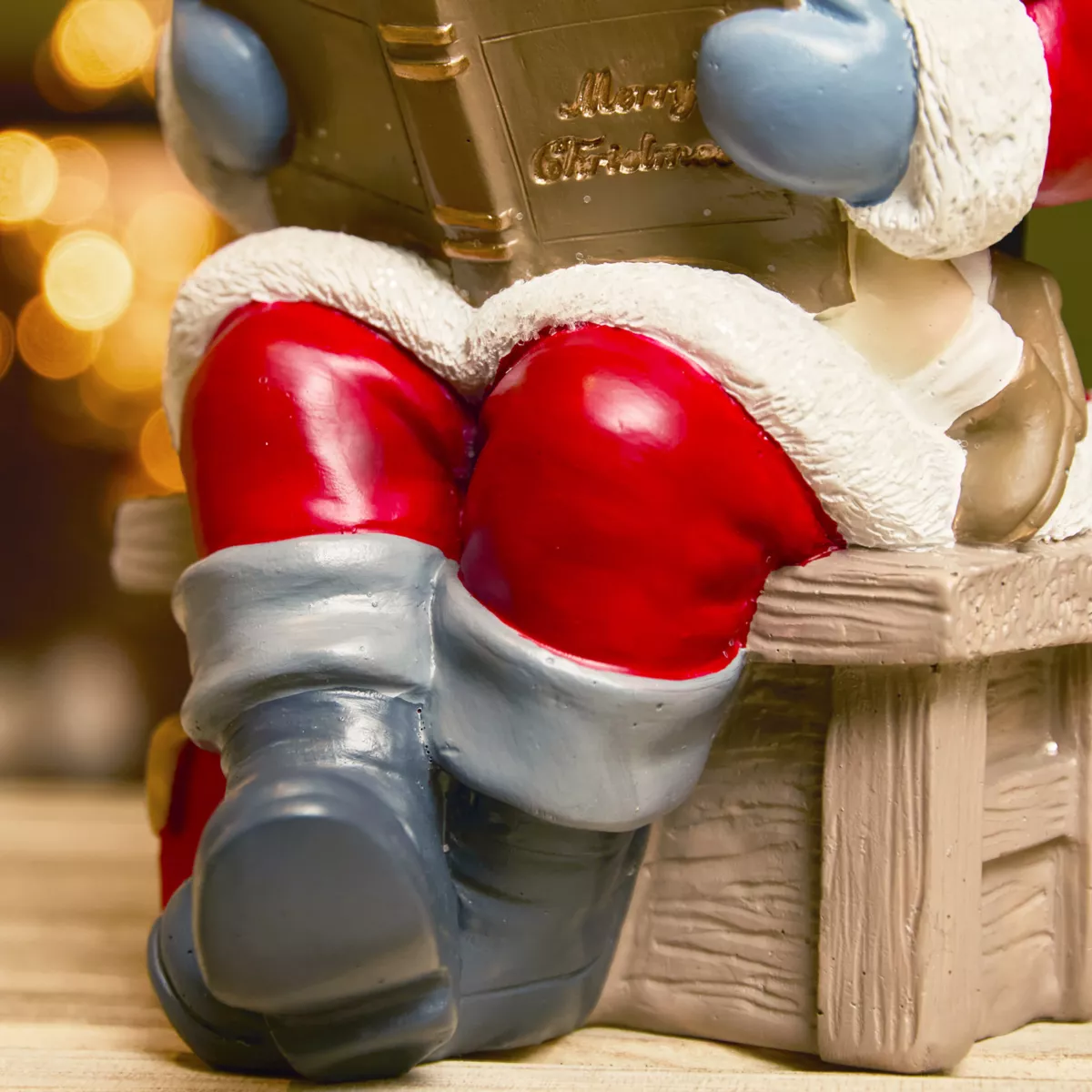 Babbo Natale decorativo (H18 cm) Racconto di Natale Multicolore