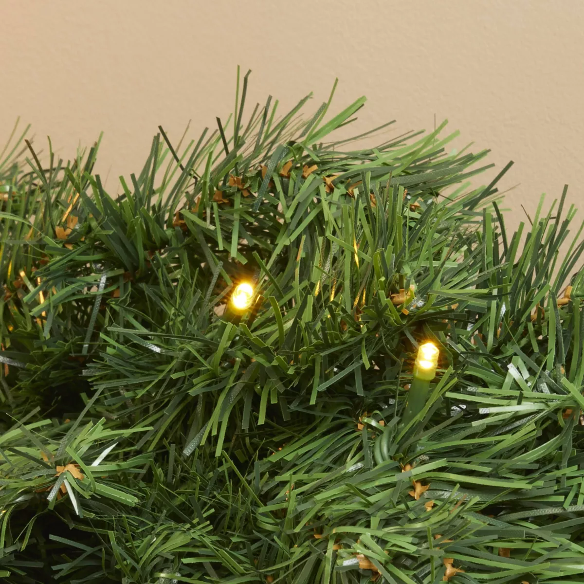 Guirnalda luminosa de árbol de Navidad (180 cm - D25) Royal Verde y blanco cálido