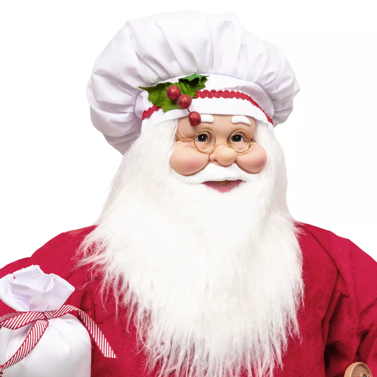 Babbo Natale tradizionale (H120 cm) Gautier il cuoco