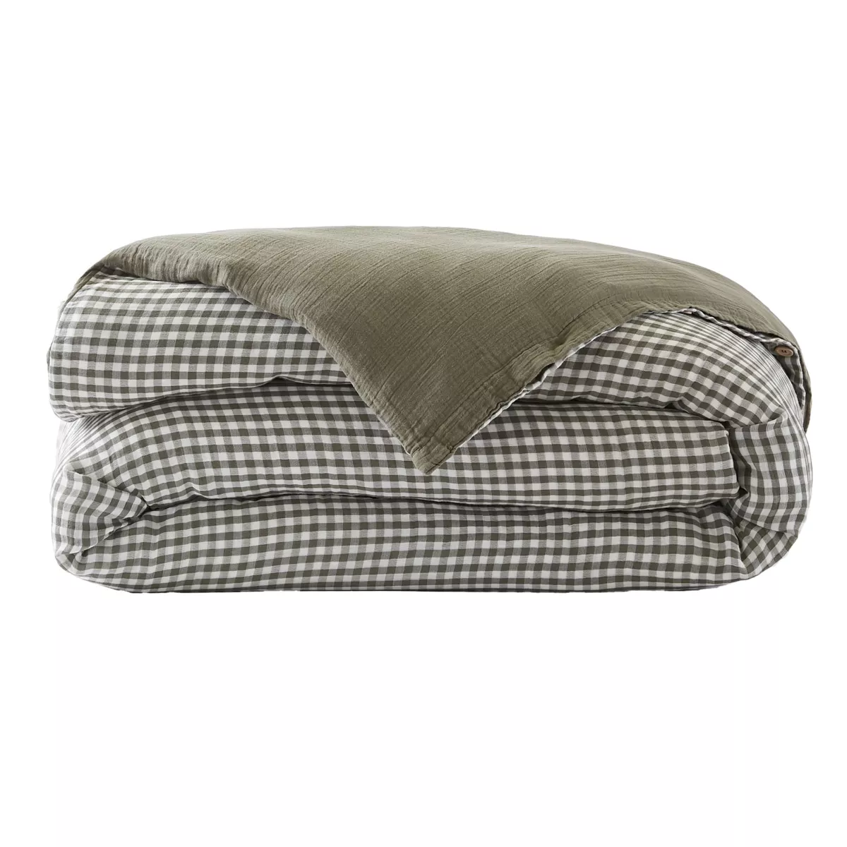 Bettbezug Musselin (140 x 200 cm) Vickie Rosmaringrün