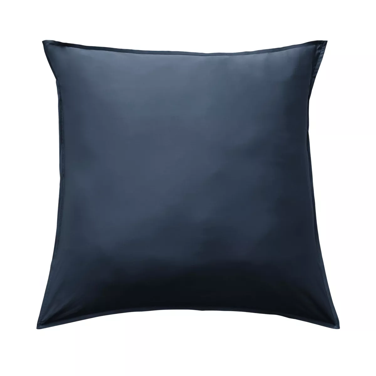 Federa quadrata in raso di bambù (63 cm) Salomé Blu notte
