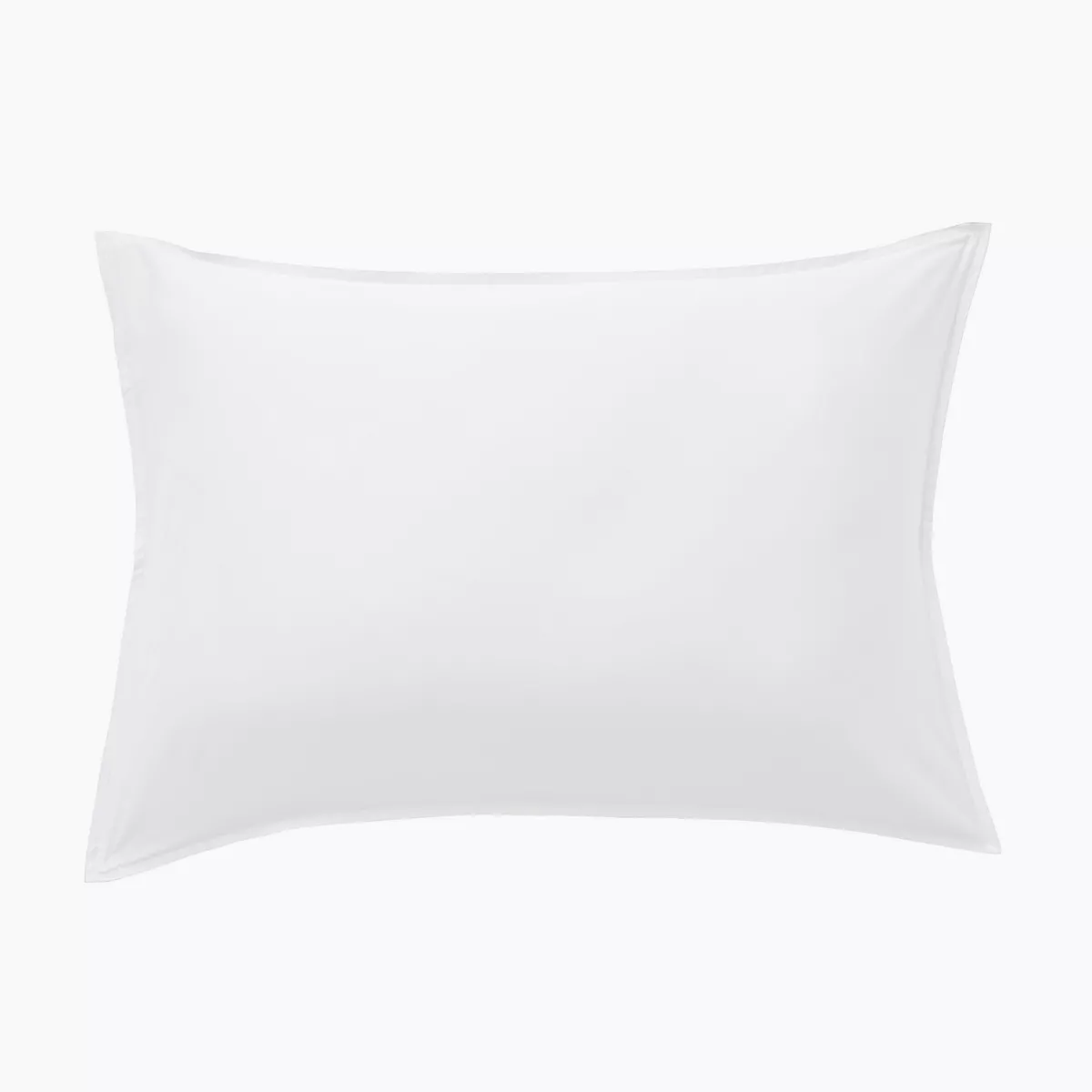 Taie d'oreiller rectangulaire satin de bambou (70 cm) Salomé Blanc chantilly 1