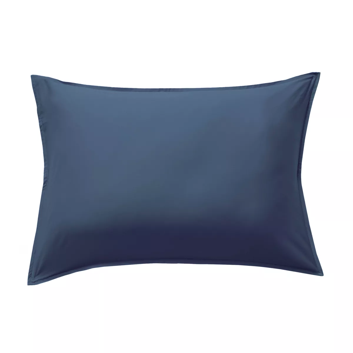 Taie d'oreiller rectangulaire satin de bambou (70 cm) Salomé Bleu nuit 1