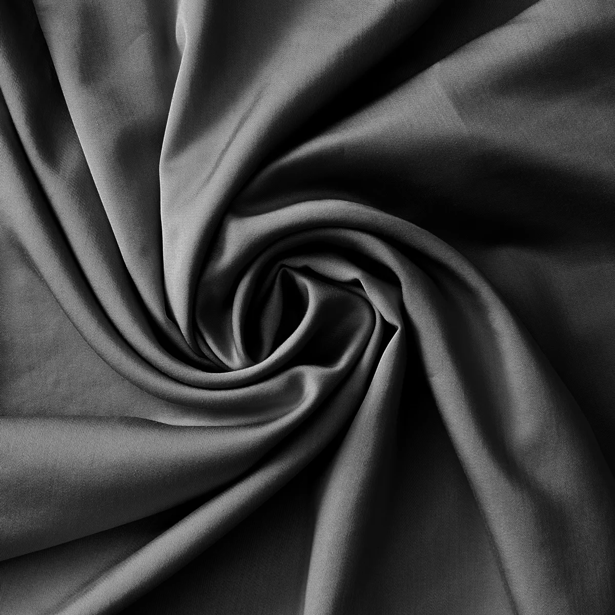 Federa rettangolare in satin di bambù (50 x 80 cm) Sienna Nero