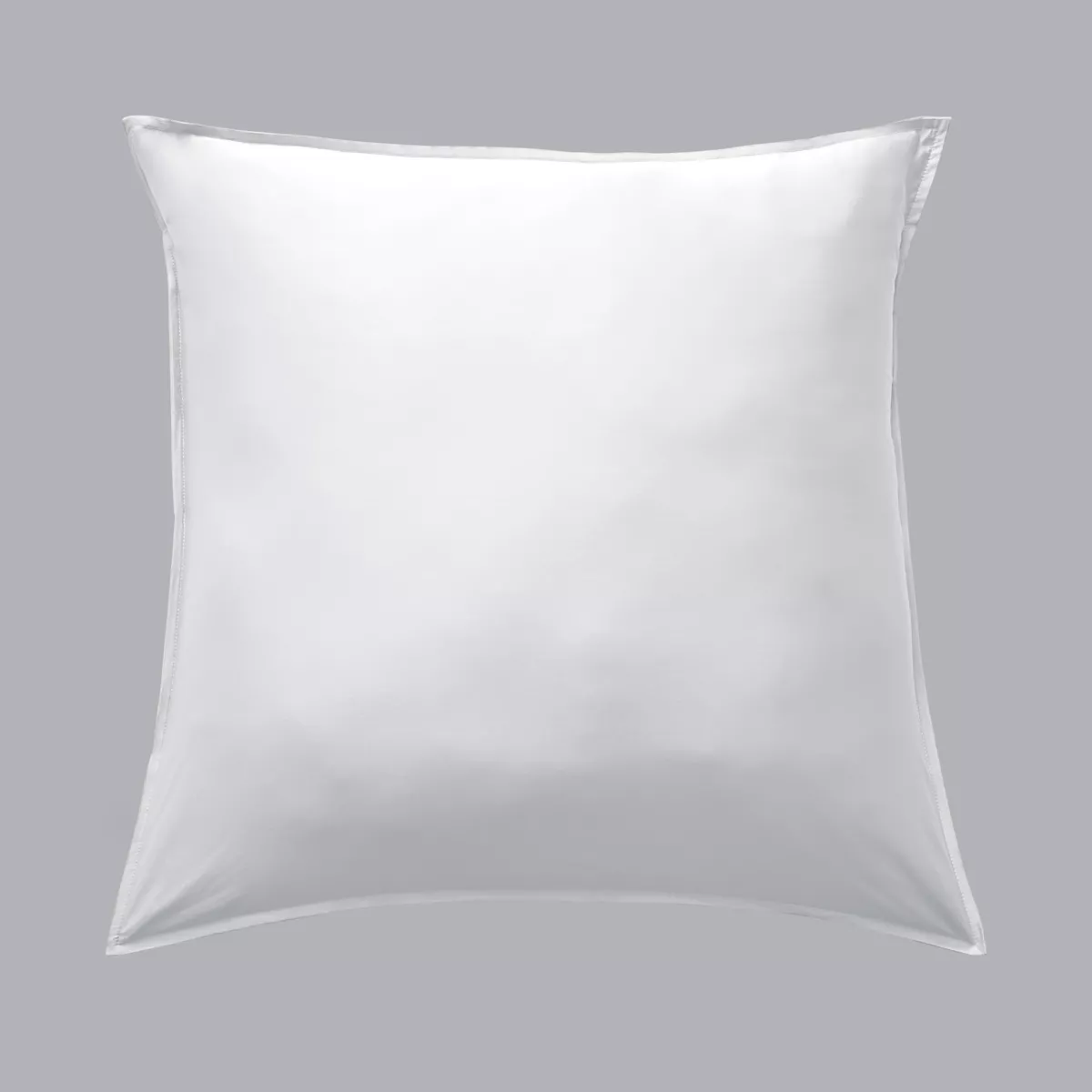Federa per cuscino quadrata in satin di bambù (80 x 80 cm) Sienna Bianco chantilly