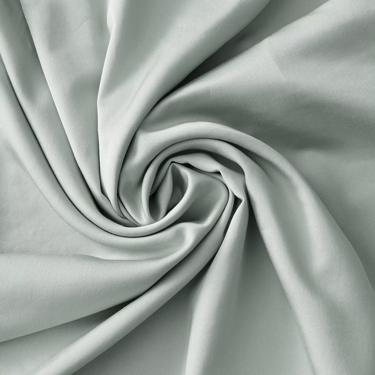 Drap housse satin de bambou (200 x 200 cm) Sienna Vert eucalyptus