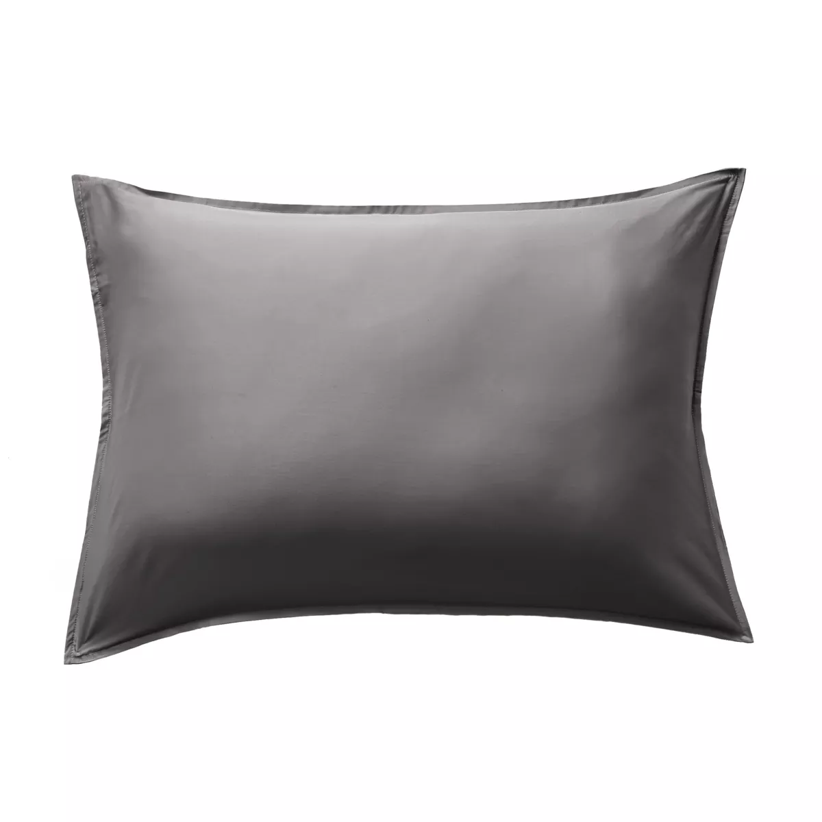 Federa per cuscino rettangolare in satin di bambù (50 x 80 cm) Sienna Grigio granito