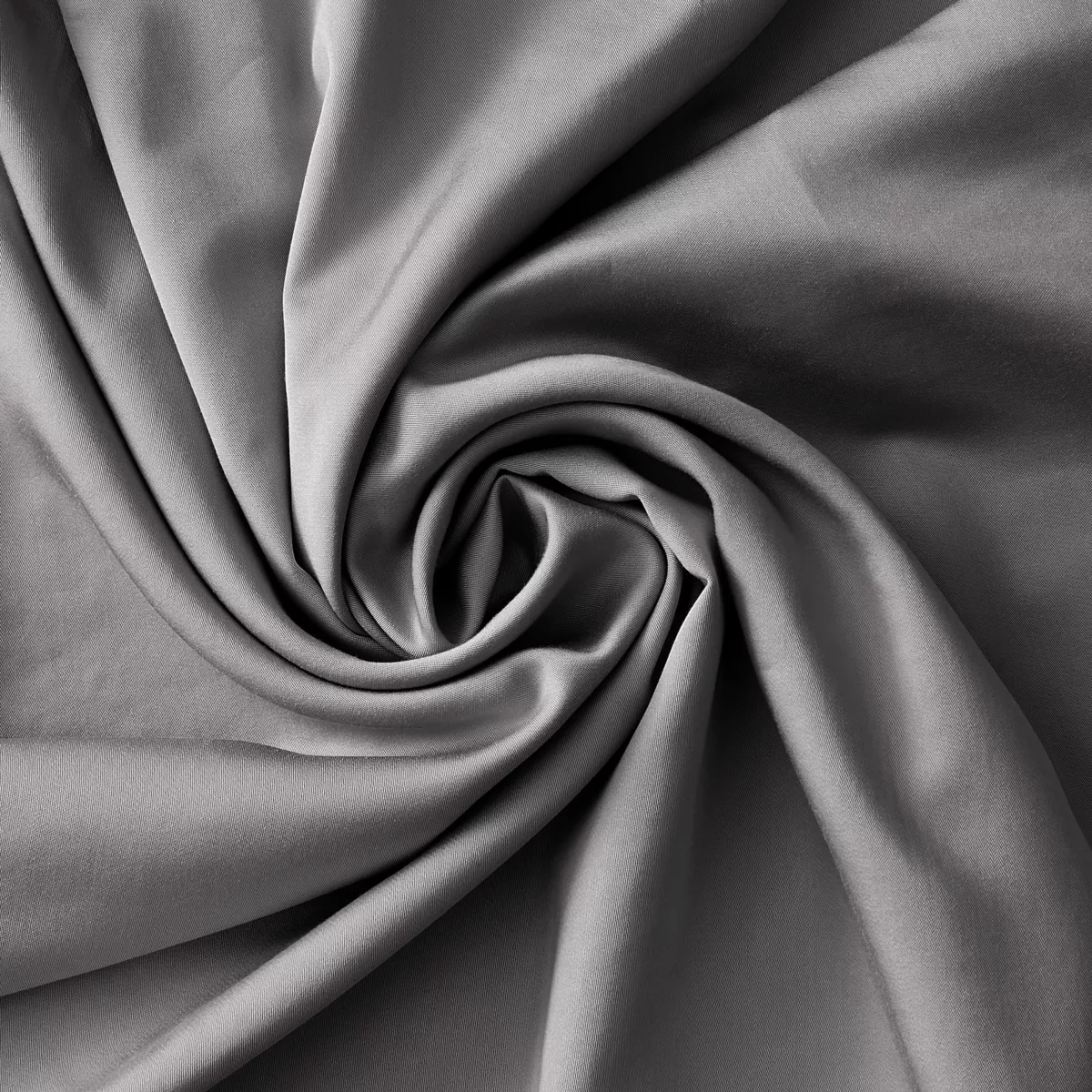 Drap housse satin de bambou (90 x 190 cm) Sienna Gris granit