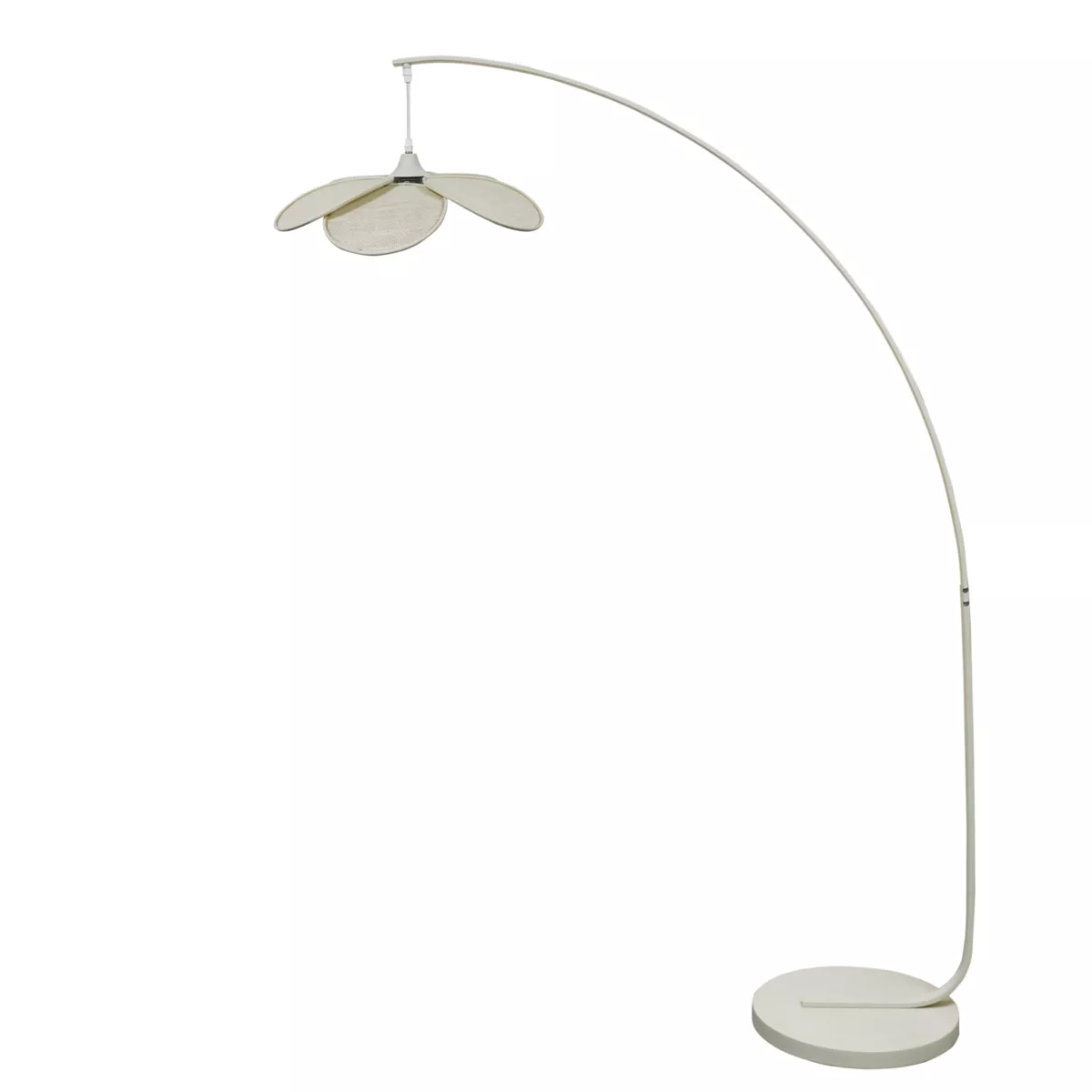 Lampada da terra design petalo (H156 cm) Teruel Beige