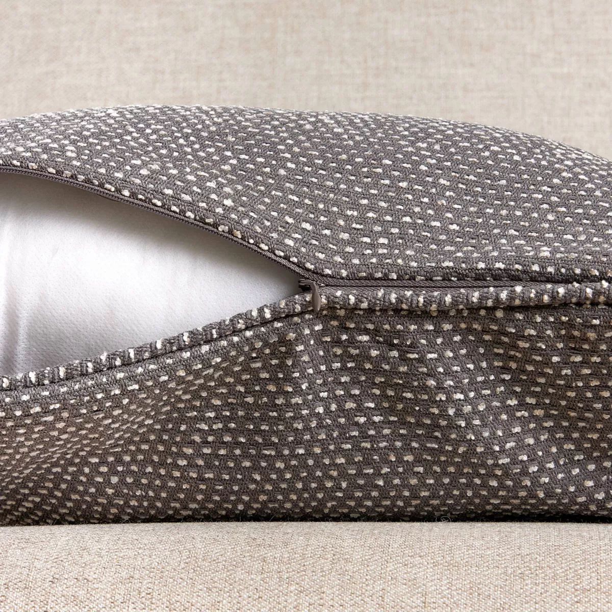 Cojín rectangular (40 x 60 cm) Oscar Gris antracita