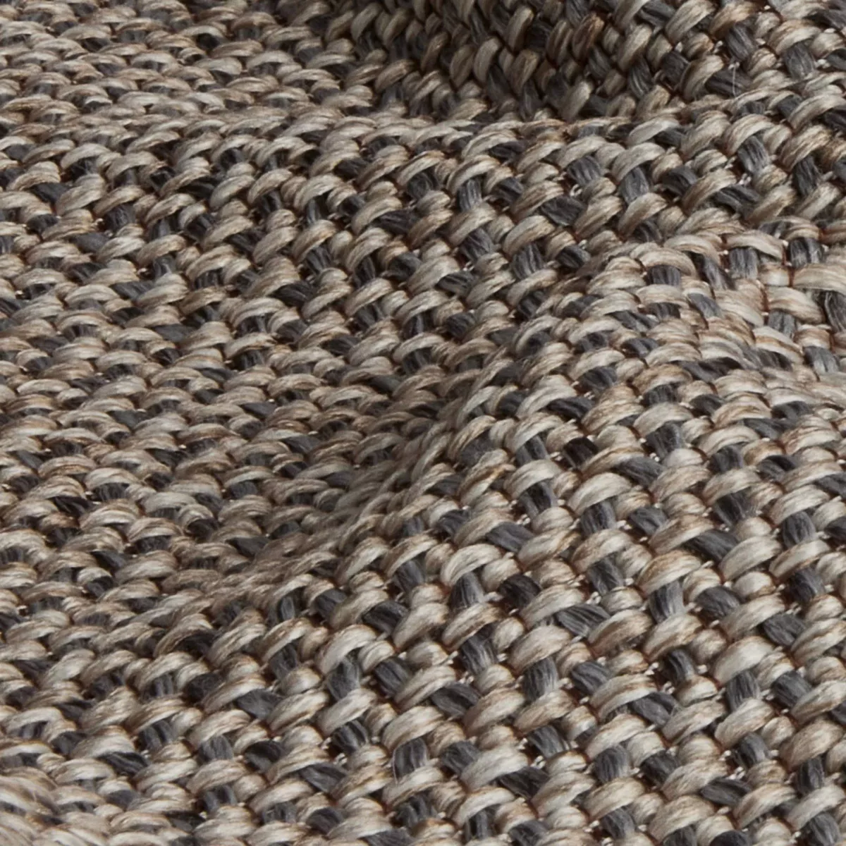 Coussin carré effet chiné (50 x 50 cm) James Gris galet